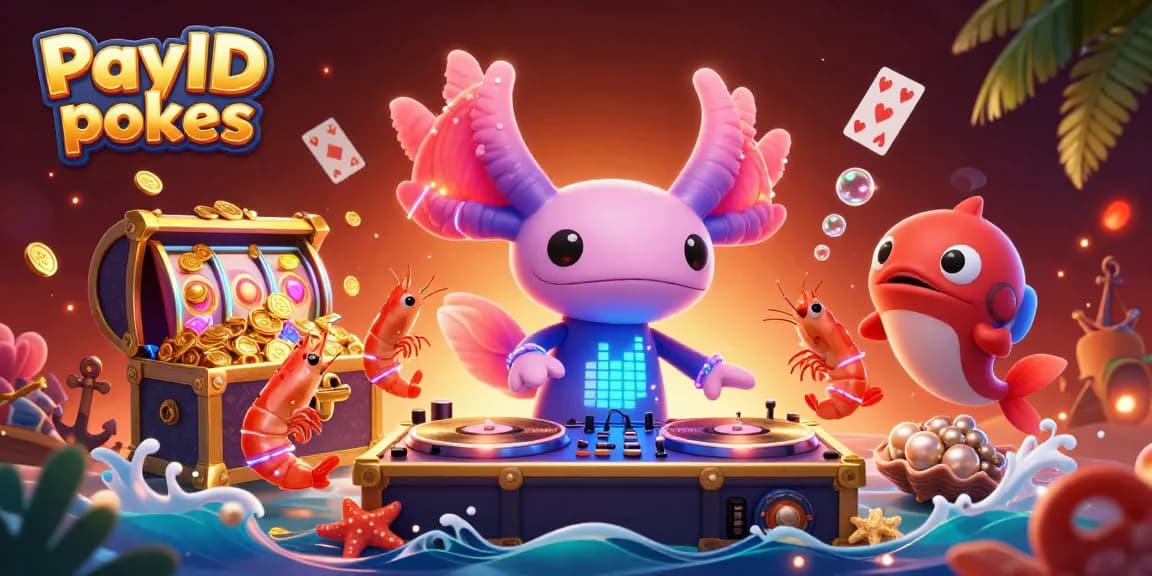 Experience thrilling PayID pokies with a lively underwater dance party featuring vibrant characters.