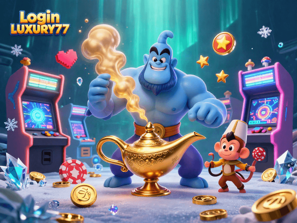 Login LUXURY777 dan wajah baru kasino dengan genie dan karpet ajaib