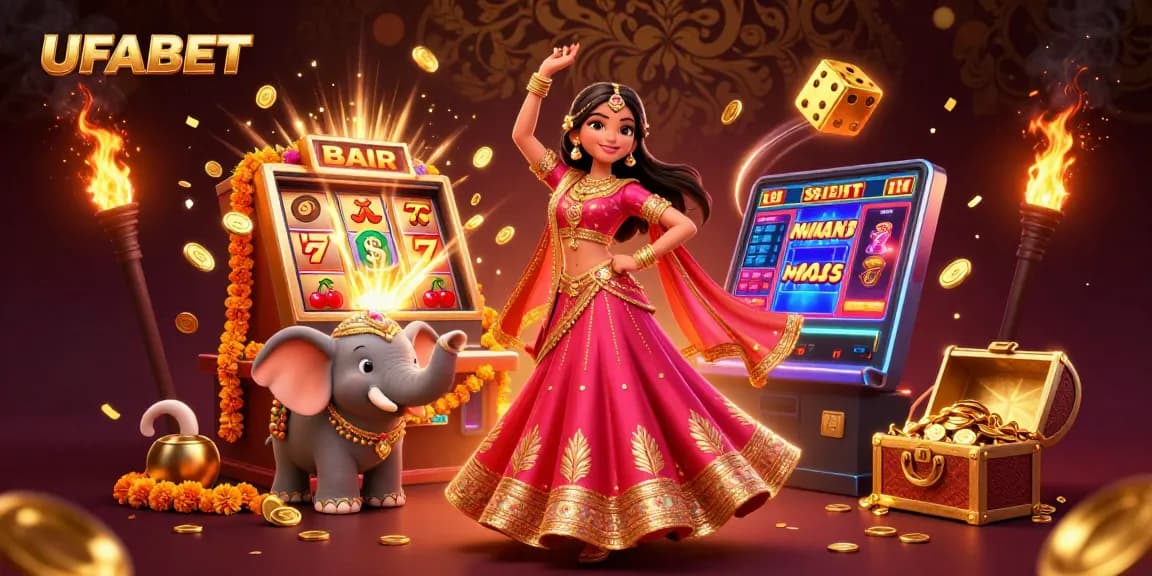 Play exciting games at UFABET, enjoying vibrant slot machines and lively casino atmosphere.