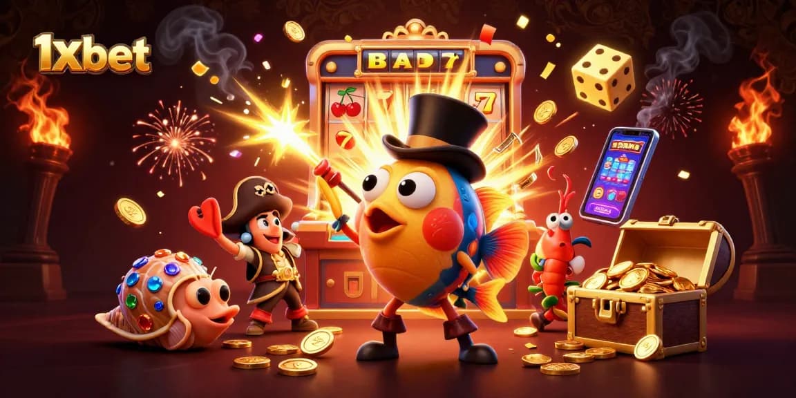 Engage with thrilling 1x bet gaming experiences amid colorful casino excitement and vibrant animations.