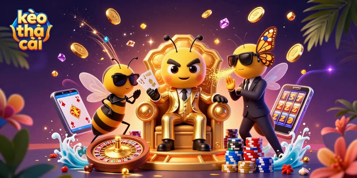 Engage with kèo nhà cái and experience thrilling sports betting in an ultra-detailed illustration.