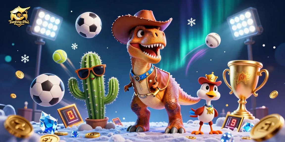 Tanjong Rhu Residences menghadirkan pengalaman bermain kasino yang menarik dengan dinosaurus cowboy dan elemen perjudian yang dinamis.
