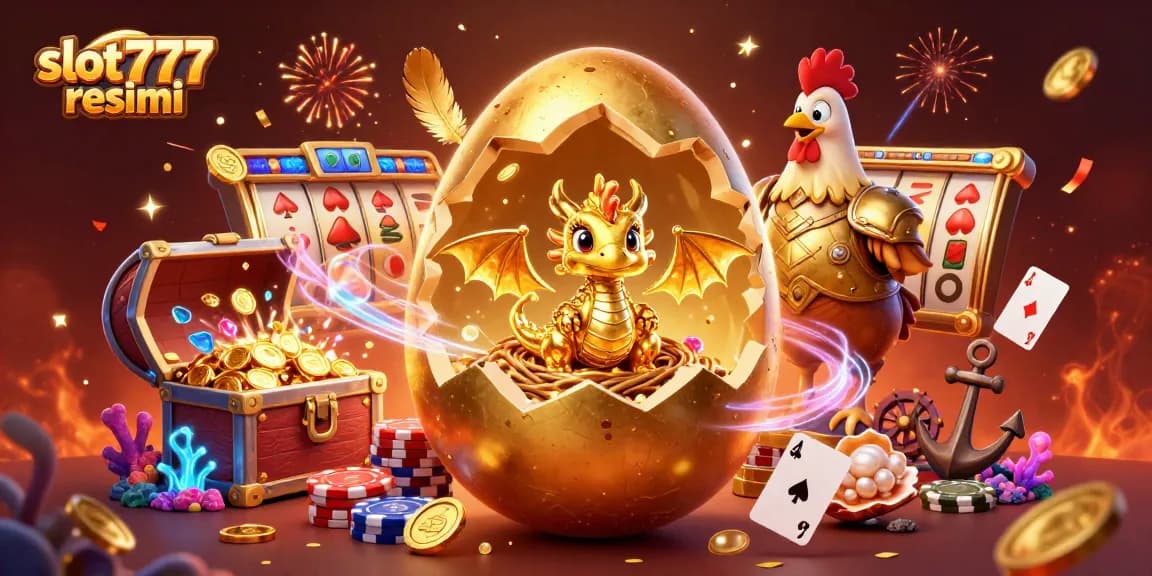 Experience fun and luck with slot777 resmi as a golden dragon guards your poker chip nest!