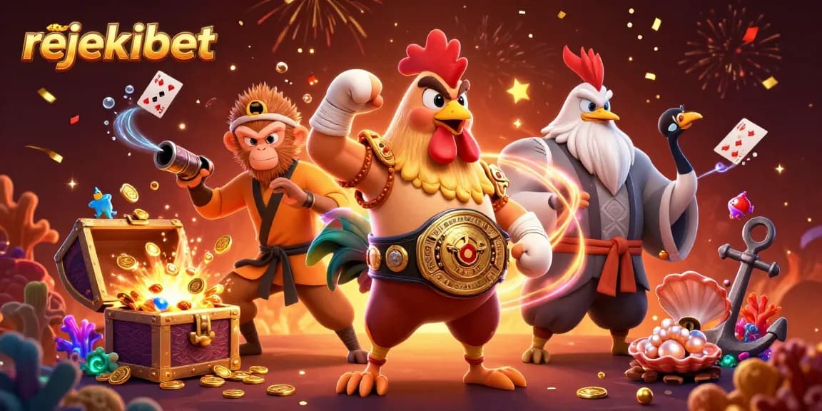 Join the action at rejekibet with vibrant casino characters, dynamic gold coins, and thrilling game elements!
