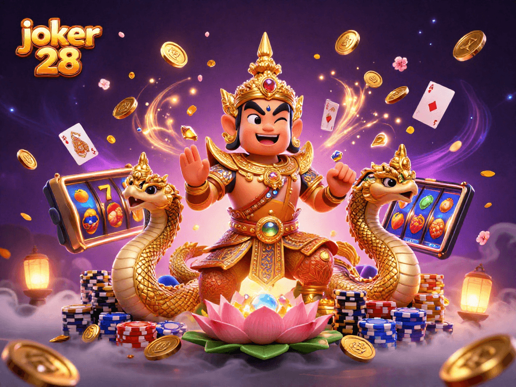 Joker 28 menghadirkan pengalaman bermain slot dengan kemenangan besar dan simbol keberuntungan