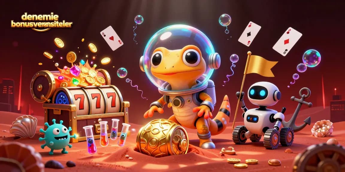Engage with denemebonusuverensiteler for an immersive gaming experience at a vibrant alien casino.