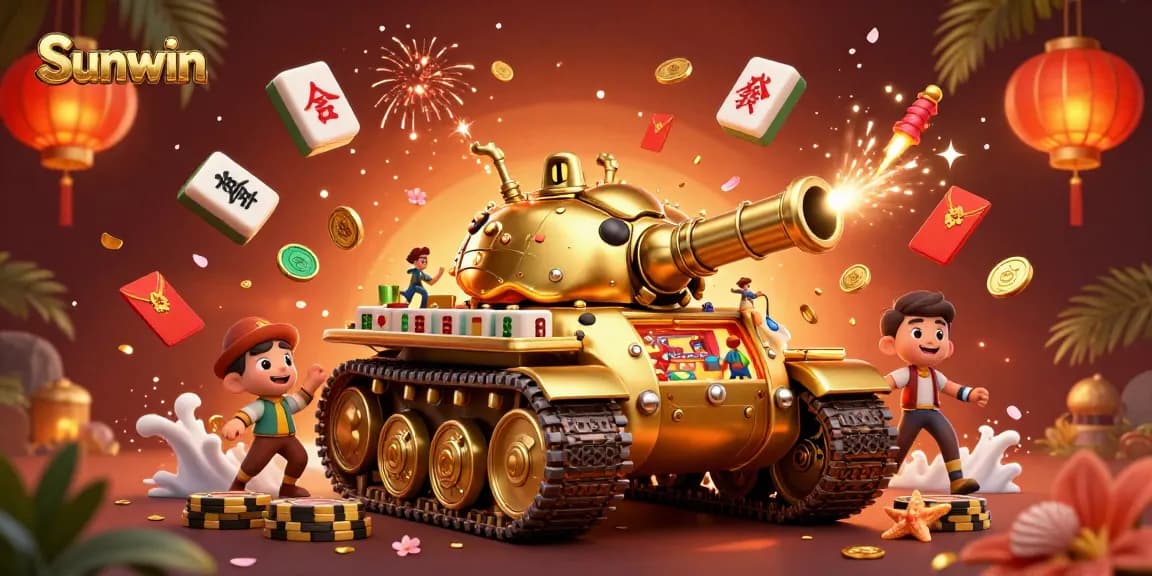 Sunwin offers an exciting miniature casino experience within a 3D golden beetle tank, featuring dynamic game elements.