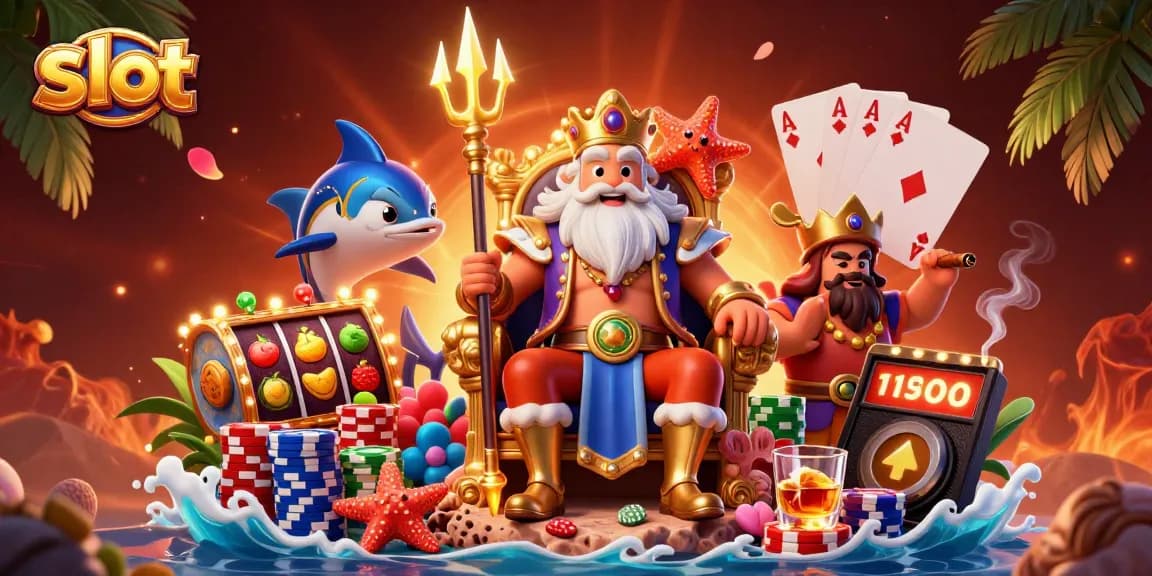 Spin exciting slot reels surrounded by vibrant casino elements for a thrilling gaming experience.