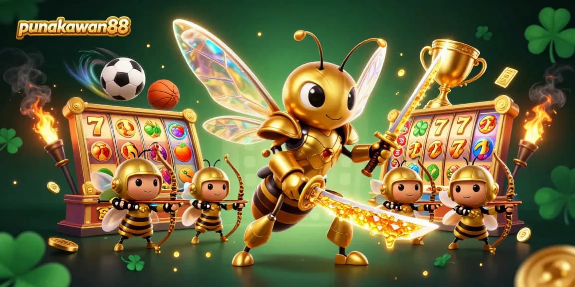 Punakawan88 immersive online gambling experience with vibrant slot reels and dynamic characters.