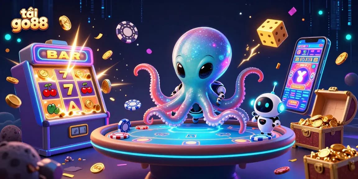 Engage with vibrant 3D illustration of characters and elements for tải go88 casino excitement.