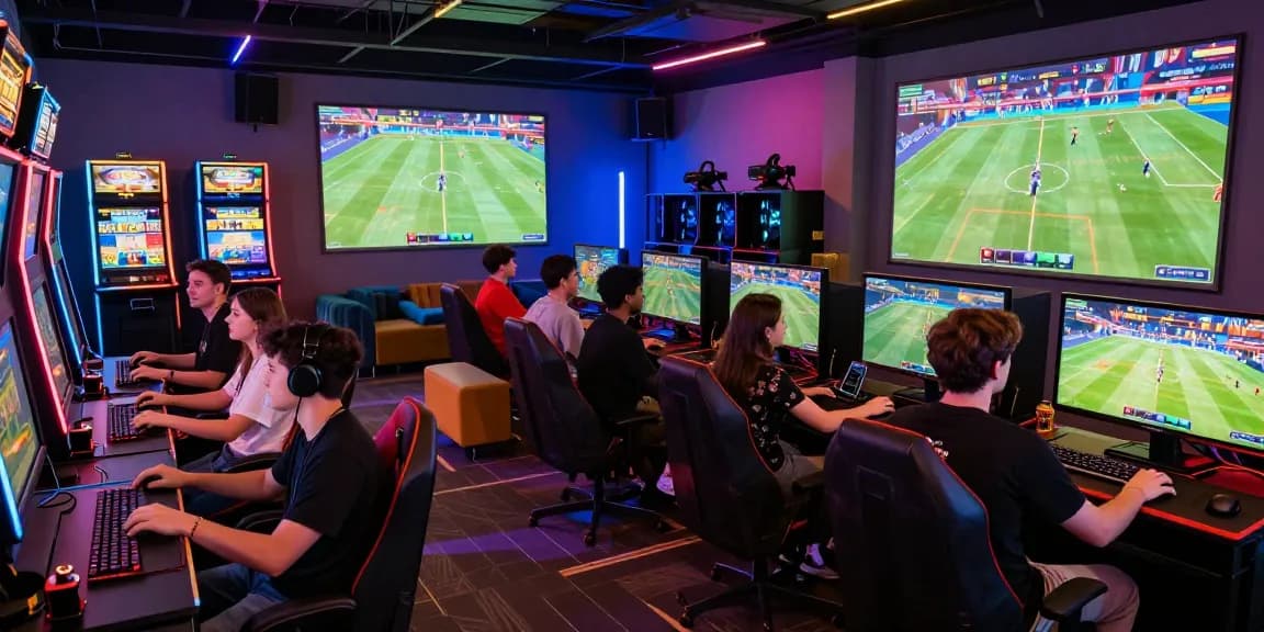Exciting gamers engaged in multiplayer action at lotus365 online gaming hub.