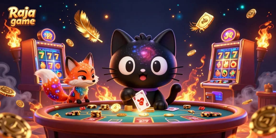 Experience immersive gameplay as you engage in the Raja game with a captivating cosmic theme and vibrant graphics.