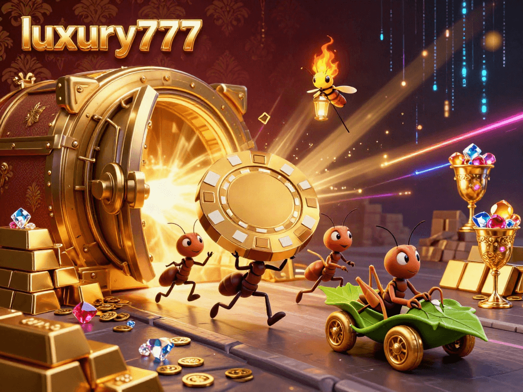 Persembahkan kemenangan dengan luxury777, kartu poker emas dan tim semut membawa keberuntungan dalam dunia kasino.
