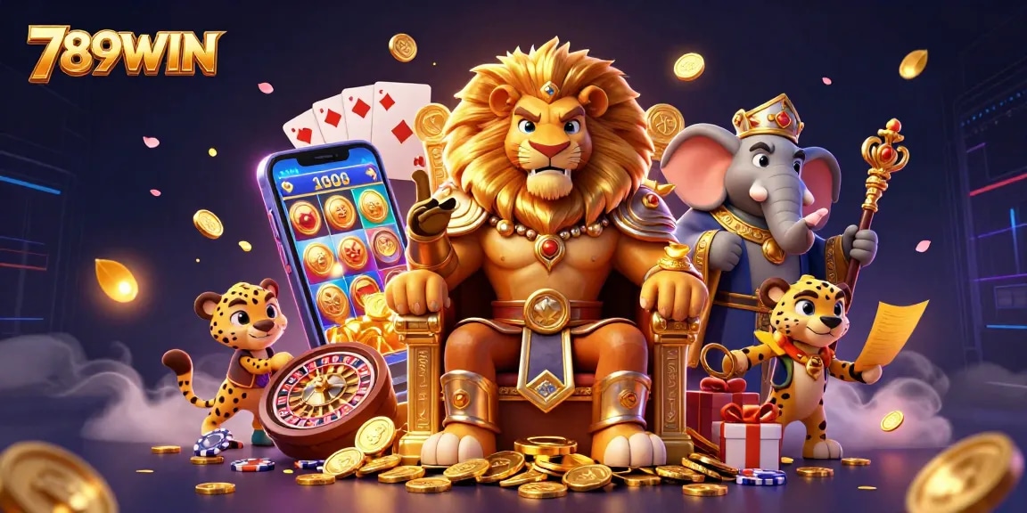 Experience thrilling gameplay with 789WIN's vibrant slot games featuring exciting characters and elements.