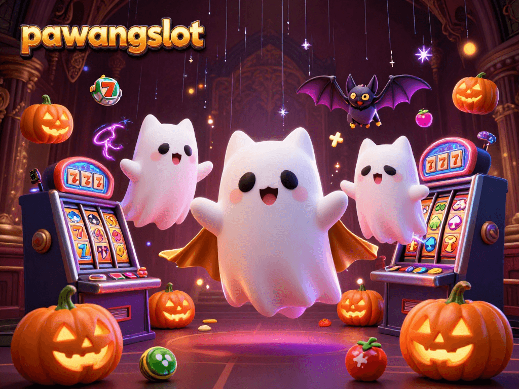 pawangslot memudahkan permainan slot dengan karakter kucing hantu dan elemen kasino menarik lainnya