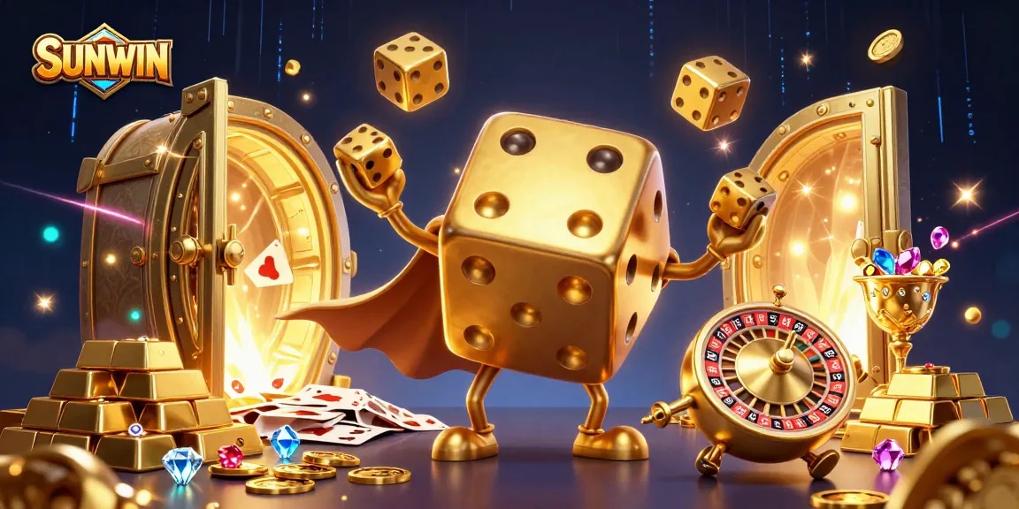 Experience thrilling gameplay with SUNWIN's vibrant casino atmosphere featuring dynamic characters and dazzling treasures.