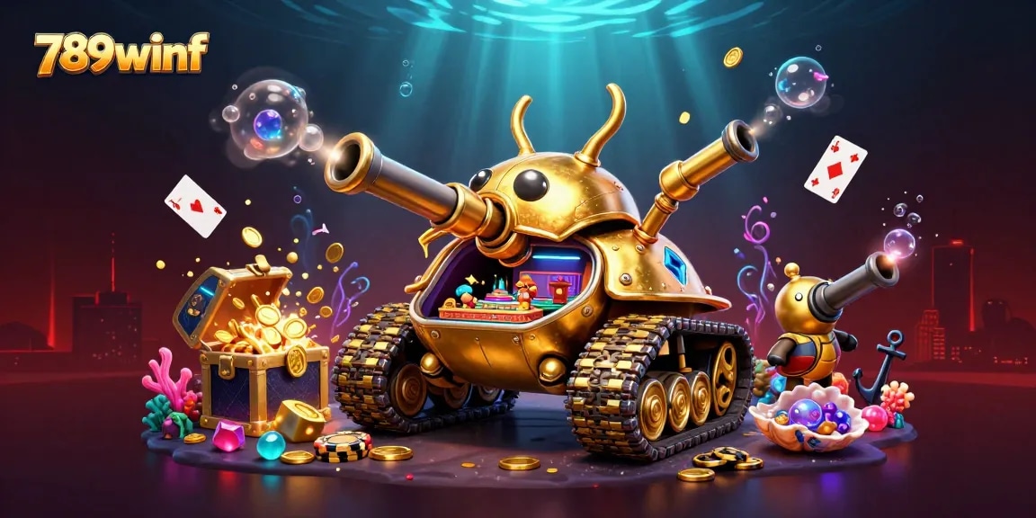 Engage in the excitement of 789winf's mini casino within a golden beetle tank.