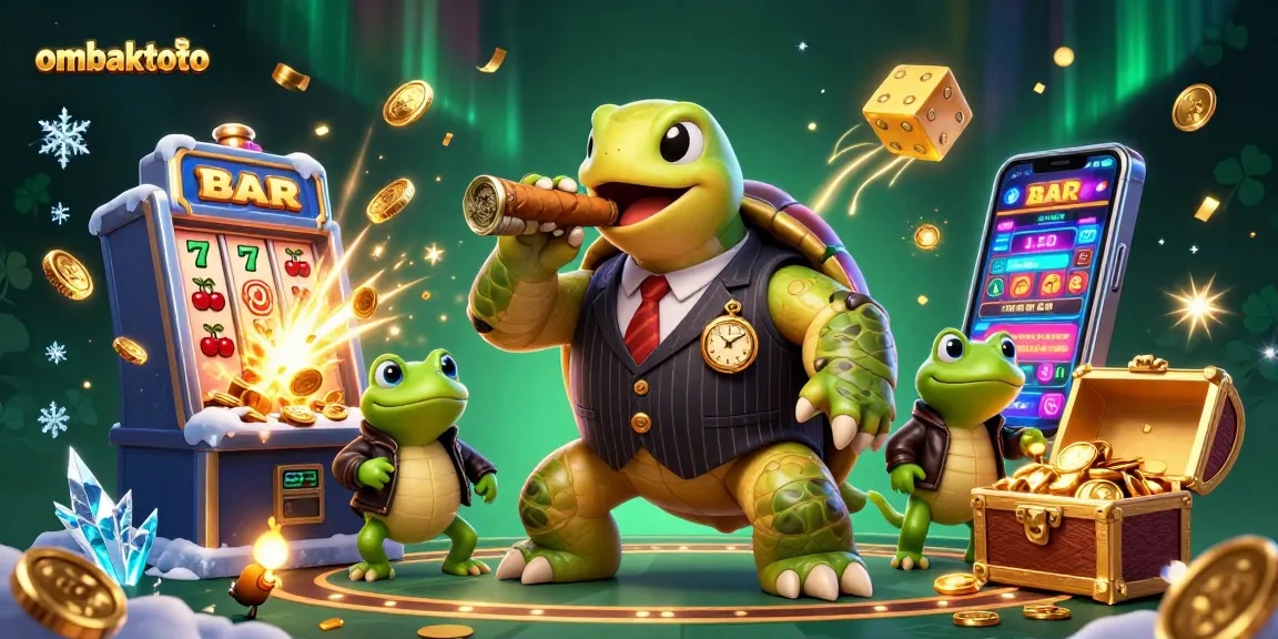 Spin the reels with ombaktoto as the powerful turtle mobster and his bullfrog enforcers ignite a casino jackpot frenzy.