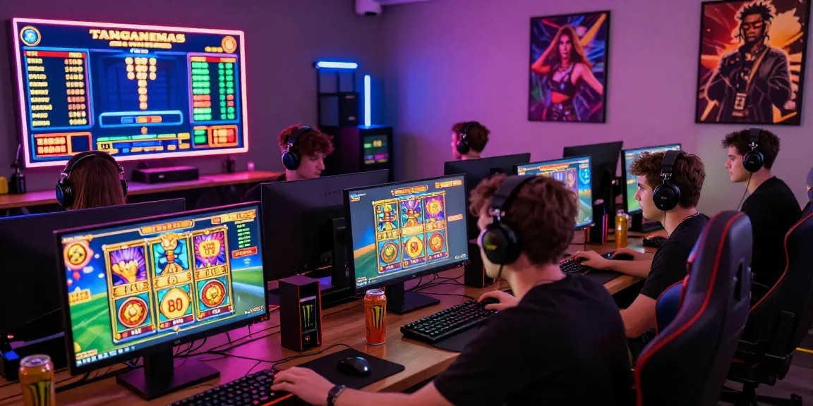 Pengalaman bermain di TANGANEMAS dengan pemain slot yang antusias dan permainan yang mencolok.