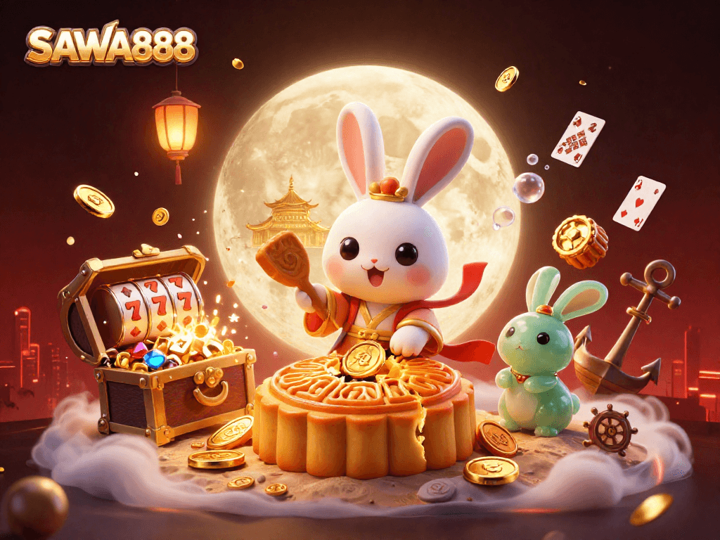 Engage with SAWA888's exciting online slots featuring dynamic gold coins and engaging casino elements.