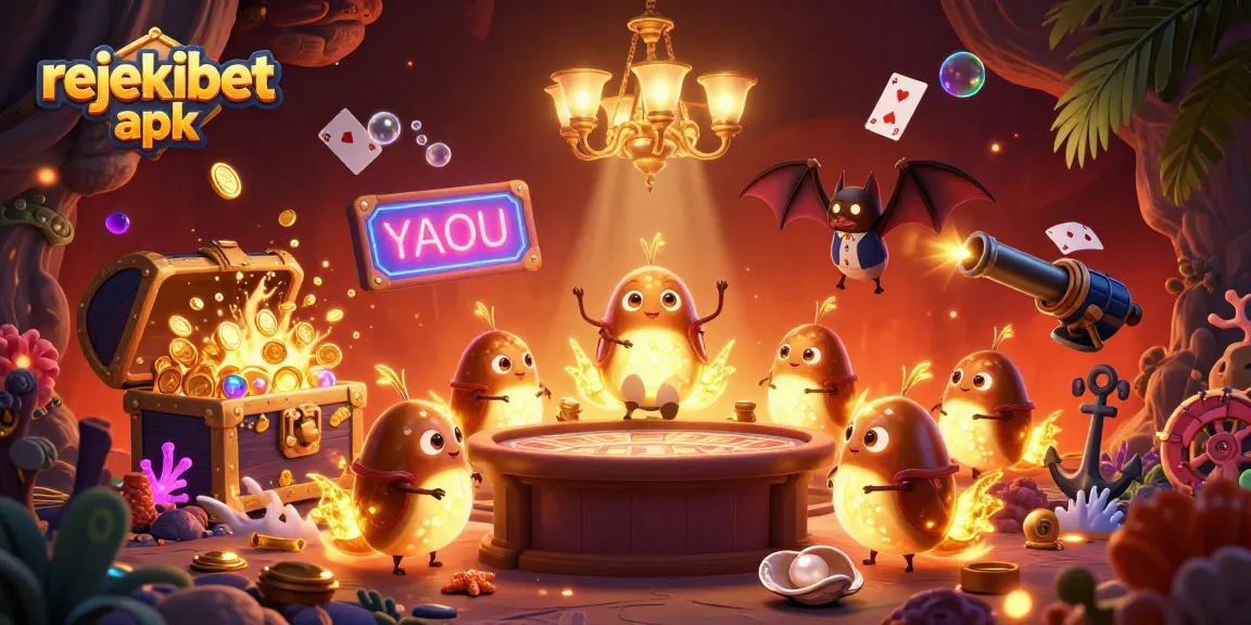 Experience the thrill with rejekibet apk featuring glowing casino elements and vibrant gameplay.