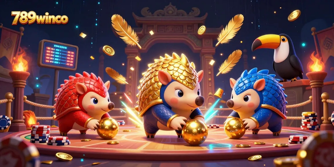 Engage in exciting games at 789winco with vibrant pangolins and dynamic gaming elements!