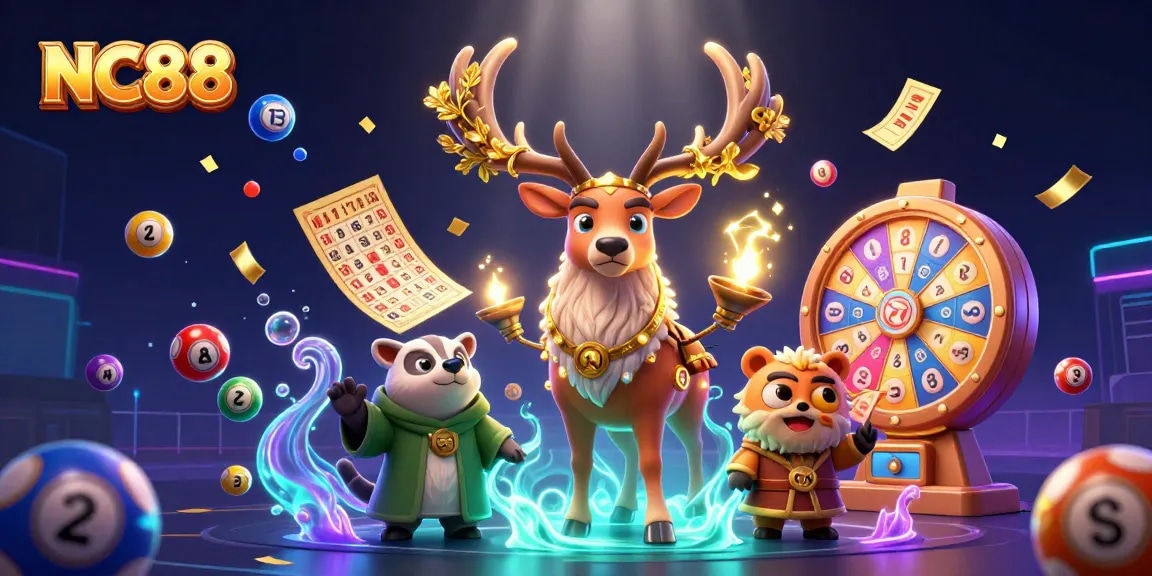 Join the excitement at NC88 with vibrant lottery games and dynamic characters.
