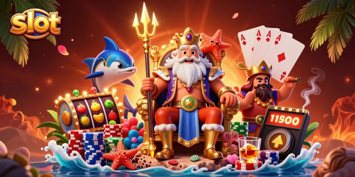 Spin exciting slot reels surrounded by vibrant casino elements for a thrilling gaming experience.