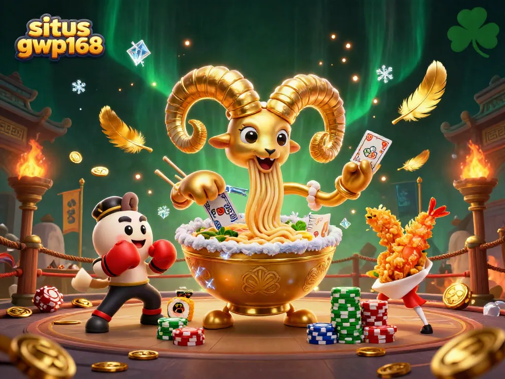 Menghadirkan pengalaman bermain di situs gwp168 dengan karakter unik dalam ilustrasi 3D kasino.