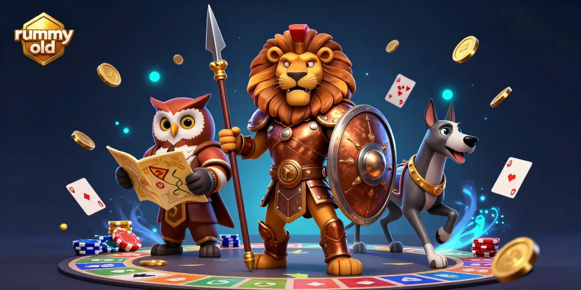 Experience thrilling rummy old gameplay with dynamic characters and vibrant casino elements.