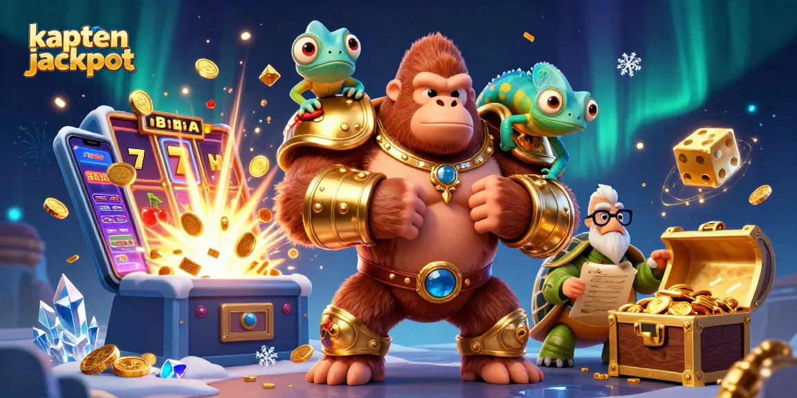 Win big with kaptenjackpot in this vibrant casino scene filled with action and excitement!