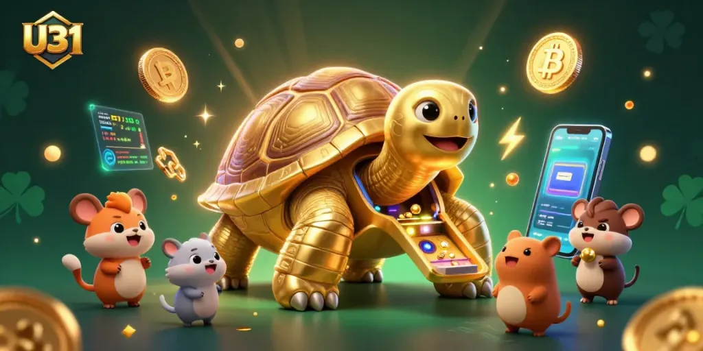 Play exciting games at U31 with rich visuals and dynamic crypto elements.