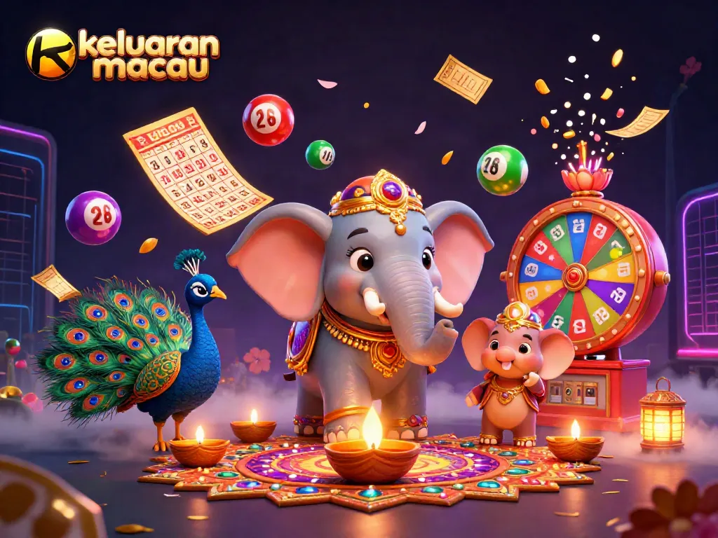 Keluaran Macau hari ini menampilkan hasil menarik dengan elemen permainan lotere dan dekorasi meriah.