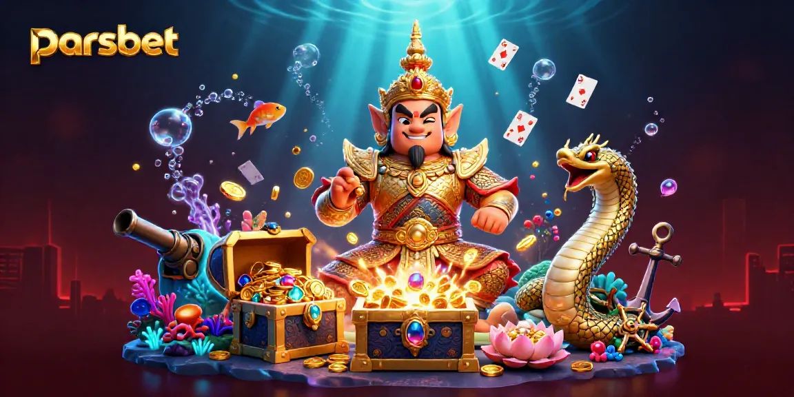 parsbet ile yeni kazançlı slot oyunları deneyimlemek için tasarlanmış ilgi çekici 3D görsel.