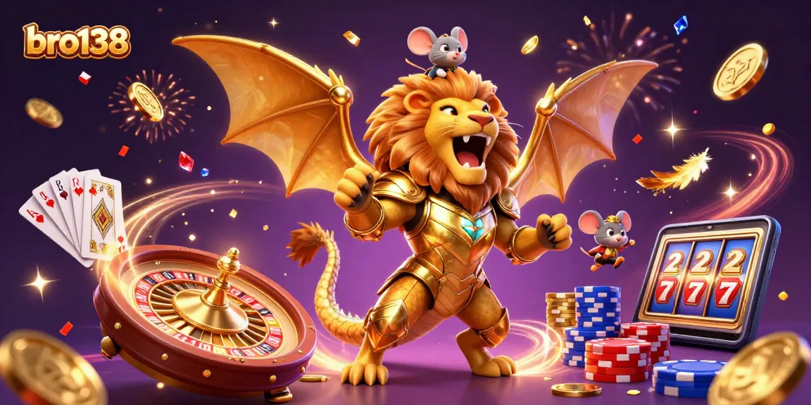 Spin and win with bro138 as the mystical chimera leads the casino adventure!