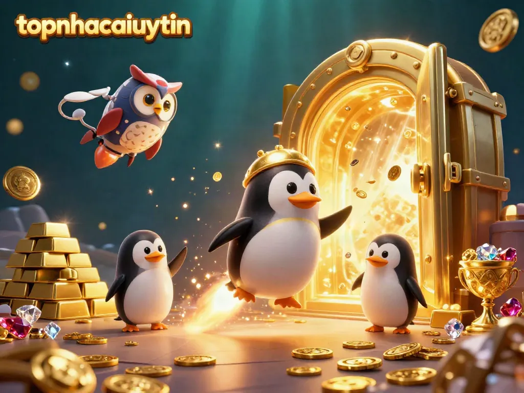 Engage with topnhacaiuytin through thrilling casino adventures in a dynamic 3D scene.