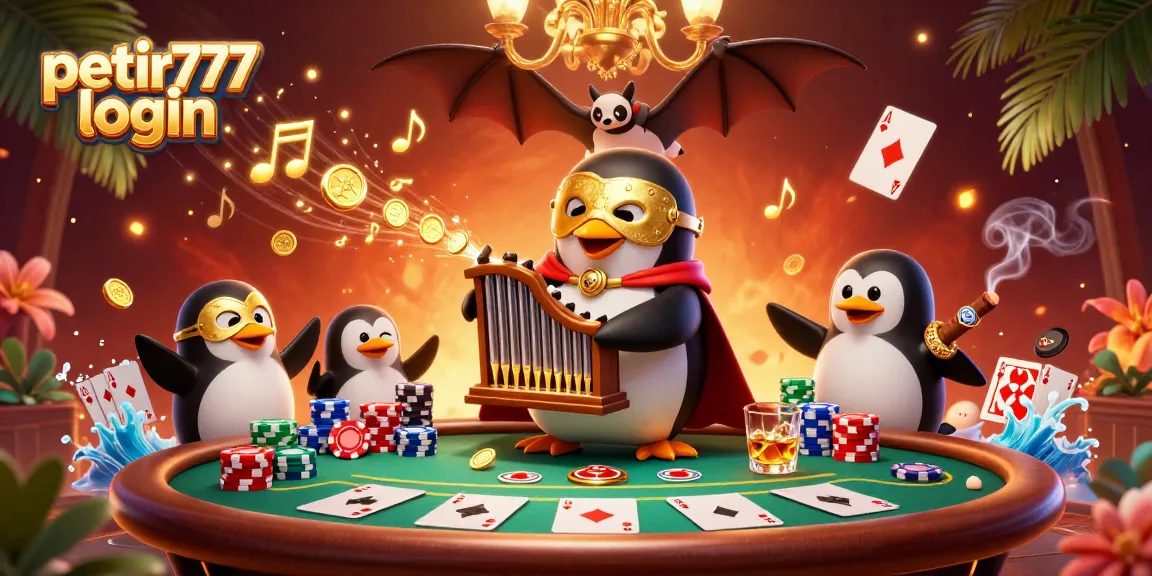 Experience thrilling gameplay with petir777 login through our engaging 3D illustration featuring a casino scene.