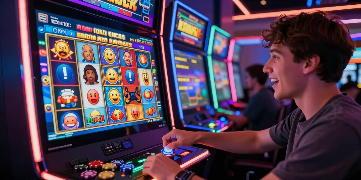 สมัครfun88 player enjoying vibrant slot machine experience in an engaging online casino environment.