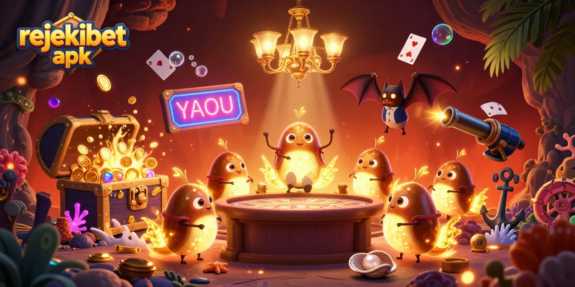 Experience the thrill with rejekibet apk featuring glowing casino elements and vibrant gameplay.